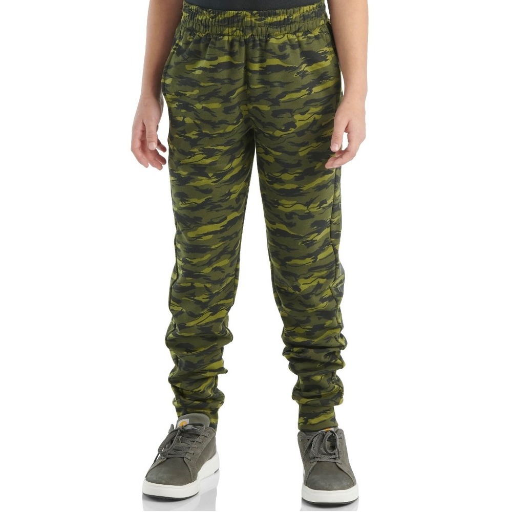 Carhartt boys fleece camo logo sweatpants‎ size youth large